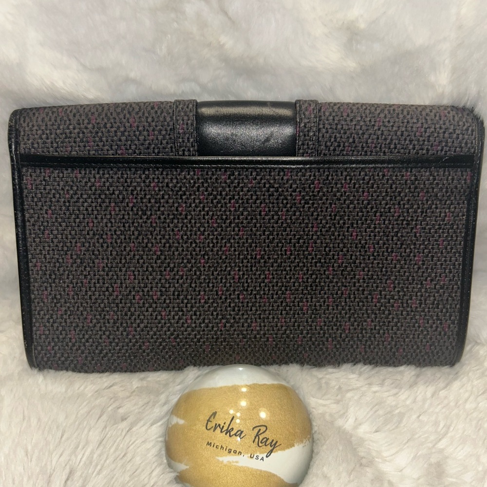 Yves Saint Laurent Vintage‎ Woven Flap Clutch - Picture 5 of 16